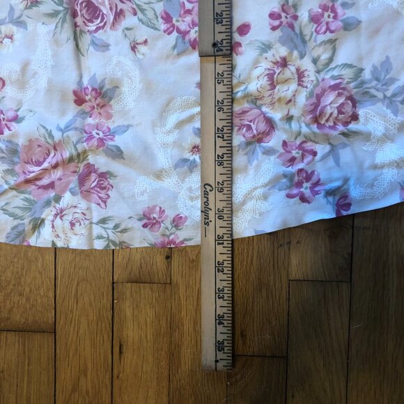 Floral Rayon Summer Skirt Size Medium - Picture 2 of 3